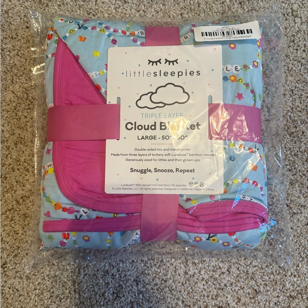 Little Sleepies Cloud Blanket - Friends Forever